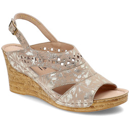 Pollonus Różowe Sandały Eleganckie Obuwie Damskie