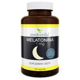 MEDVERITA Melatonina 1mg, 180kaps.