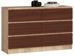 Elior Komoda do salonu dąb sonoma + wenge