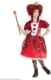 Strój dla dzieci, Królowa Kier, rozmiar 128