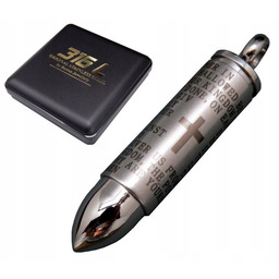 Srebrny Zawieszka Na Łańcuszek Stal 316L