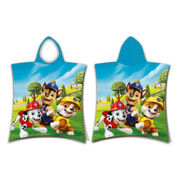 Jerry Fabrics Poncho dla dzieci 50x115 Psi Patrol