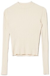 Cropp - Beżowy sweter z półgolfem - Beżowy