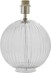 Podstawa lampy stołowej szklana prążkowana 34cm 81896