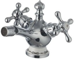 ART PLATINO Bateria bidetowa NIKOLAS chrom/porcelana NIK-BB.040C* *