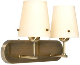 Lumes Nowoczesny kinkiet dwuramienny - K206-Katia