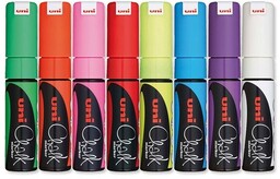 MARKER KREDOWY CHALK UNI UNPWE8K/6ZO ŚCIĘTY 8mm ŻÓŁTY