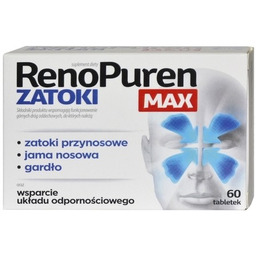 RenoPuren Zatoki Max, 60 tabletek
