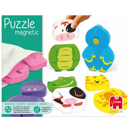 Układanka magnetyczna dla dzieci Zwierzątka Goula 55234 drewniane