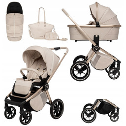 Wózek 2w1przodem tyłem Muuvo Quick Boho Beige G