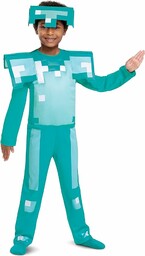 DISGUISE Oficjalny kostium Minecraft dla dzieci, Diamond Armour