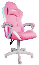 COBRA Fotel WS8151 RGB + BT Głośniki Różowy