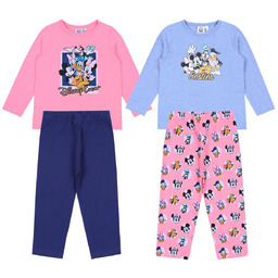 2x niebiesko-różowa piżama Mickey Disney 3-4lata 104 cm