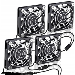 Wentylator Chłodzący Laptopa Routera Szybkie Chłodzenie 14*14CM Usb