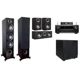 DENON AVR-X2800H + TAGA HARMONY TAV-607F + TSW-80