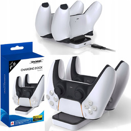 Podwójna Stacja Dokująca Bezprzewodowa Ładowarka Do Pada Dualsense