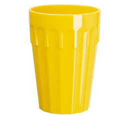 Kristallon Szklanka z poliwęglanu żółta 260 ml (12