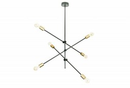 INVICTA lampa wisząca VARIATION -czarno-złota KING HOME wyprzedaż