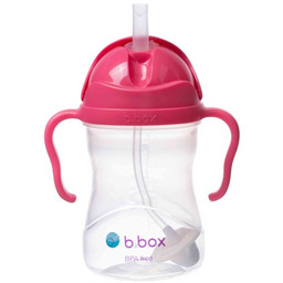 B.Box Bidon ze słomką 240ml Malinowy
