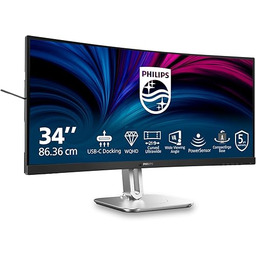 Philips 34B2U5600C - 34-calowy zakrzywiony monitor WQHD,