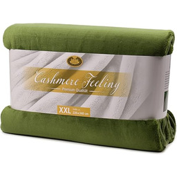 Gözze - Premium kaszmirowy koc do salonu, przytulny,