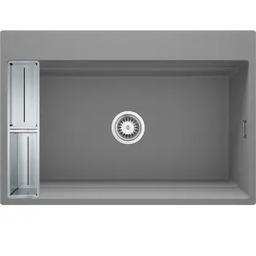 Deante Magnetic ZRM_S10B Granitowy Szary metalik Zlewozmywak prostokątny