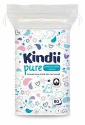 Kindii Pure Bawełniane płatki dla niemowląt - 60