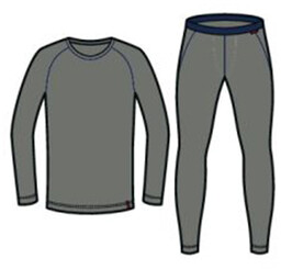 Junior LOEFFLER TRANSTEX Warm Long Steel Grey 2024