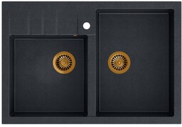 QUADRON HCQB9062U8_PVDC1 BILL 120 + nano PVD Zlewozmywak