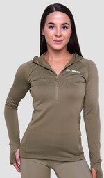 GymBeam Damska bluza do biegania Pulse 1/2 Zip