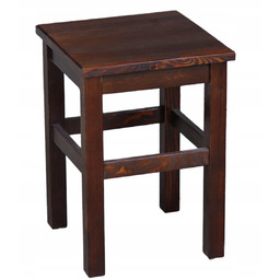 Taboret Kuchenny Stołek Prosty Nowoczesny brąz