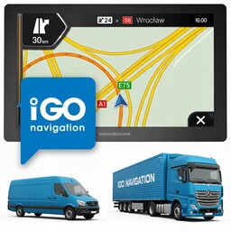 Nawigacja 5" Igo Primo Truck Ciężarowy Tir Bus