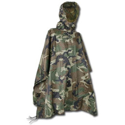 Ponczo Mil-Tec US - RipStop - Woodland -