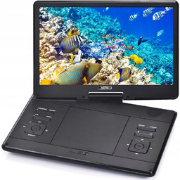 Odtwarzacz DVD Przenośny Z Ekranem 14" Obrotowy