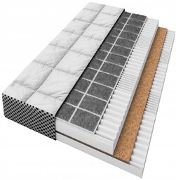 Materac Gryka Pianka Kokos Aero Premium Lux 120x60