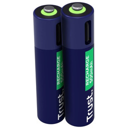 Trust Baterie AAA USB-C RECHARGEABLE BATTERIES 2P