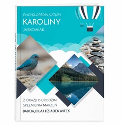 Encyklopedia natury z nadrukiem dla dziewczynki na urodziny