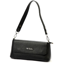 Damska mała zgrabna skórzana listonoszka torebka na ramię