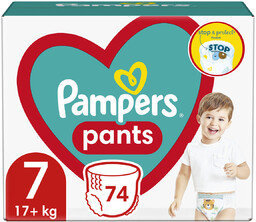 Pieluchomajtki Pampers Active Baby, rozmiar 7, pieluszki 74,