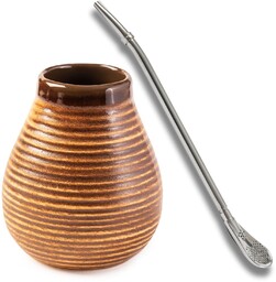 Zestaw do Yerba Mate Matero ceramiczne 330 ml