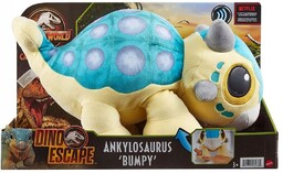 PARK JURAJSKI MASKOTKA RÓZIA ANKYLOZAUR BUMPY 38cm JURASSIC
