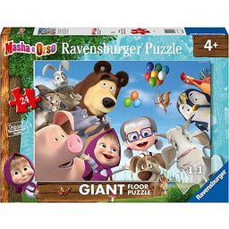 Ravensburger - Puzzle Masza i Niedźwiedź, kolekcja 24