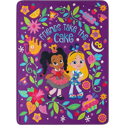 Northwest Disney Alice''s Wonderland Bakery Micro Raschel koc