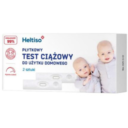 Heltiso Test ciążowy płytkowy do użytku domowego, 2