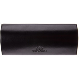 Etui na okulary ze skóry proste czarne