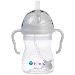 B.Box Bidon ze słomką 240ml Szary