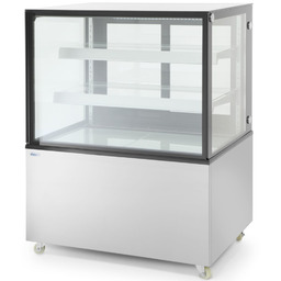 Witryna chłodnicza cukiernicza 2-półkowa jezdna LED 300L