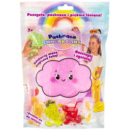 Masa plastyczna Chmurkolina z magiczną folią shake truskawkowy