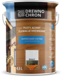 Impregnat EXTRA powłokotwórczy biały 4,5 l