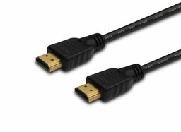 Savio Kabel HDMI złoty v1.4 3D, 4Kx2K, 1.5m,